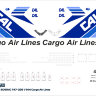 Laser decal for Boeing 747- 200 CAL CARGO AIR LINES 1/144