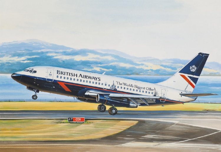 ПАССАЖИРСКИЙ АВИАЛАЙНЕР Boeing -732 BRITISH AIRWAYS (#14469)