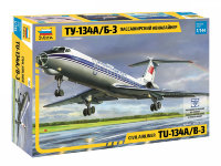 Сборная модель пассажирского лайнера Ту134  (7007)