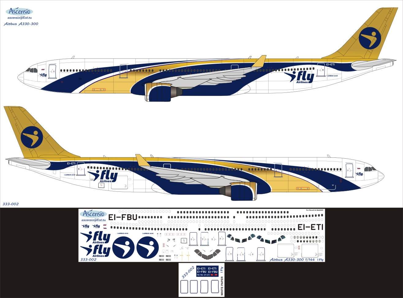 333-002 Airbus A330-300 I Fly