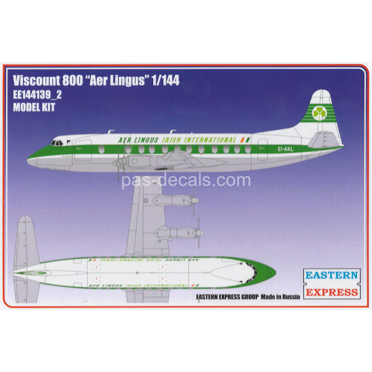 144139-2 Восточный экспресс 1/144 Самолёт Viscount 800 Aer Lingus