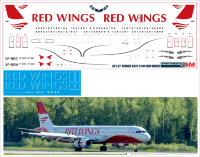 Декаль на Airbus A 321 Red Wings 1/144